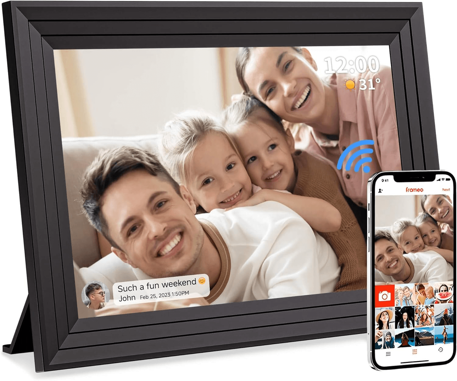 Cadre Photo Numérique WiFi Connecté